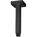 BRAS DOCHE PLAFOND CARRE NOIR 20CM /SP054BK