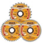 JEU 3LAME SCIE CIRCULAIRE 185MM 24-30-40T/TSB18503