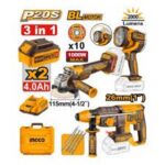 PACK DE 3 MACHINE INGCO/COSLI250183