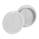 GAMA GRILLE DE VENTILLATION ROND BLANC D 100MM