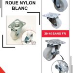ROUE 40 NYLON BLANC