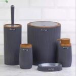 ENSEMBLE SALLE DE BAIN 5PCS ROND SANILUM/668