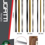 BARE DECORATIVE CORNER L20 BLACK INOX