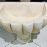 BASSIN EN MARBRE BEIGE RF1200