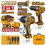 PACK DE 2 MACHINES SANS FIL /COSLI250586