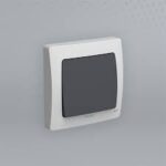 POUSS A BASCUL NON LUM LED 10414GR ENCASTRE AQUA