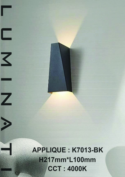 20251204_114909 %APPLIQUE MURALE K7013-BK 4000K â Image 1