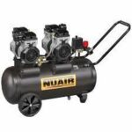 COMPRESSEUR NUAIR 50L SILENCIEUX 2 MOTEURS
