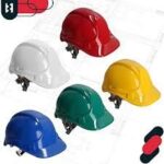 CASQUE CHANTIER+JUGULAIRE VST BL BLANC