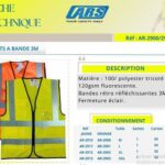 GILET FLUORESCENT JAUNE AR-2912 TXL