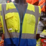 GILET 3M JAUNE/BLEU BS-CLOTHES TXL/ AR-2802