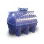 CITERNE HORIZENTAL 500L BLEU