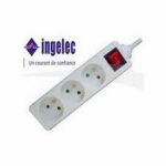 MULTIPRISES 3*2P+T 1.5M BLANC REF 1713/1