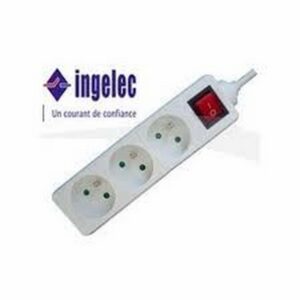 MULTIPRISES 3*2P+T 1.5M BLANC REF 1713/1