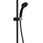 %KIT DOUCHE AVEC MITIGEUR INOX SUS304 NOIR ST030B