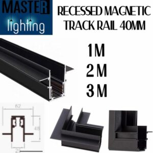RAIL MAGNETIC TRACK RAIL 40MM 3M MST.RAIL5 NOIR
