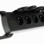 BLOC MULTIPRISE 4*2P+T 3M IP44 CAOUTCH/ 1544/3G