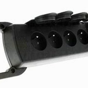 BLOC MULTIPRISE 4*2P+T 3M IP44 CAOUTCH/ 1544/3G