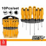 JEU DE 10 TOURNEVIS ET TOURNEVIS /HKSD1058