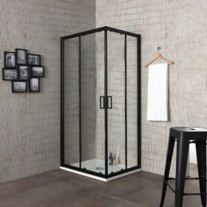 TM CABINE DE DOUCHE CARRE NOIR 90*90*193  8126E