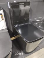 WC PATE 2920 NOIR  CARRE