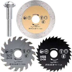 JEUX DISQUE 3 PC LAME DE SCIE HSS