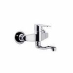 MITIGEUR D EVIER MURAL BEC BAS CHROME C50002 COSTA