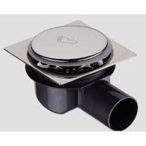 SIPHONE COURE POUSSOIR COUDE INOX 15*15CM RIANNO