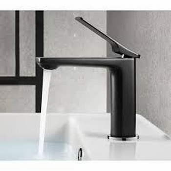 5901234971010 MITIGEUR LAVABO NOIR BALDINI REF 1402L/BK – Image 1