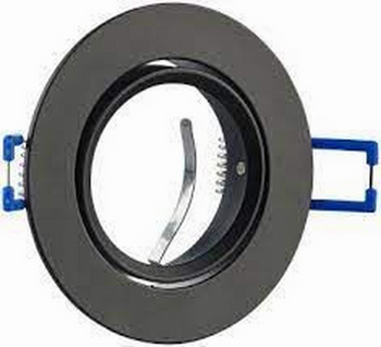 6111213209464 SPOT INTEGRE ROND 7W CADRE NOIR LUM BL/SLIR7W2NB – Image 1