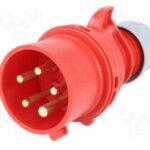 FICH MAL 3P+T+N 32A 400V 6H IP44/54 PCE 025-6