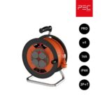 ENROULEUR CABLE MEGAFLEX 4P 35M 3*1.5 16A IP44 PEC