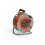 ENROULEUR DE CABLE EN METAFLEXACIER 4 PRISES 50M 3