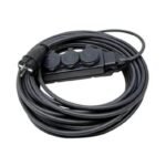 BLOC MULTIPRISE Linkflex 3G1.5 5M 3X2P+T NOIRE 16A