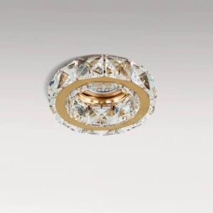 SPOT ROND ALU/CRIS GU10 LS-C038 GOLD