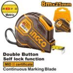 RUBAN A MESURER EN ACIER 8M*25MM HSMT08081E