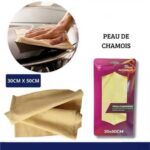 PEAU DE CHAMOIS NATURELLE FLAMINGO 30X50CM F-5503