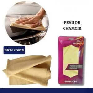 PEAU DE CHAMOIS NATURELLE FLAMINGO 30X50CM F-5503