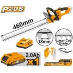 TAILLE-HAIE 20V+1 BATTRIE +ACC/CHTLI20461