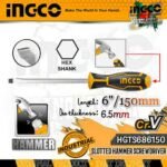 TOURNEVIS A ZONE DE FRAPPE 6*150MM  HGTS686150