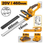 TAILLE-HAIE SANS FIL 20V 460MM AC 2 BATT CHTLI2046