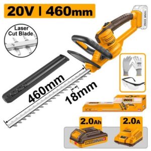 TAILLE-HAIE SANS FIL 20V 460MM AC 2 BATT CHTLI2046