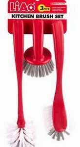 SET DE BROSSES 3PCS 10CM ET 15CM ET30CM D130078