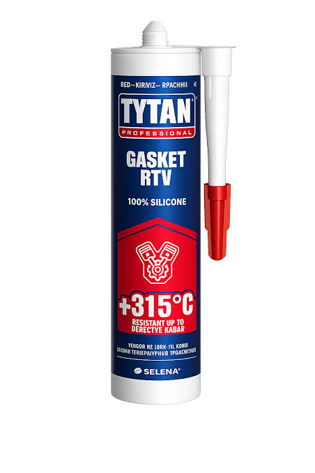 8680972708412 TYTAN PROFESSIONAL GASKET RTV 280ML RED/TP-006365 – Image 1